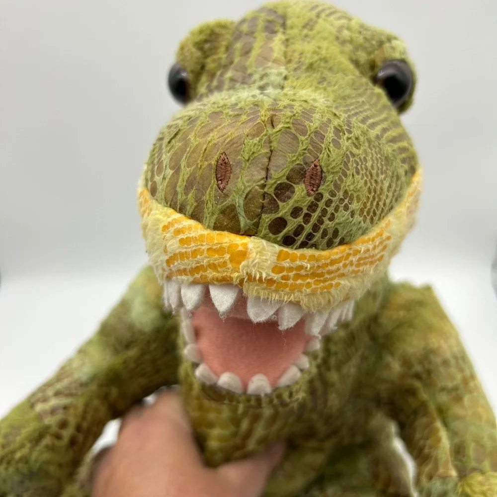 Build-A-Bear‎ Workshop Tyrannosaurus Rex Green Scaly Dinosaur Plush T-Rex 2000s